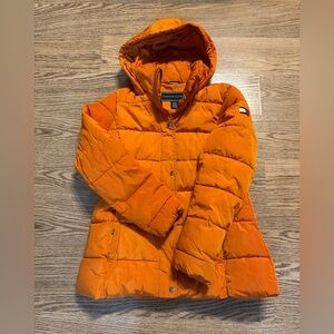 Tommy Hilfiger Bright Orange Woman’s Puffer‎ Jacket Size S